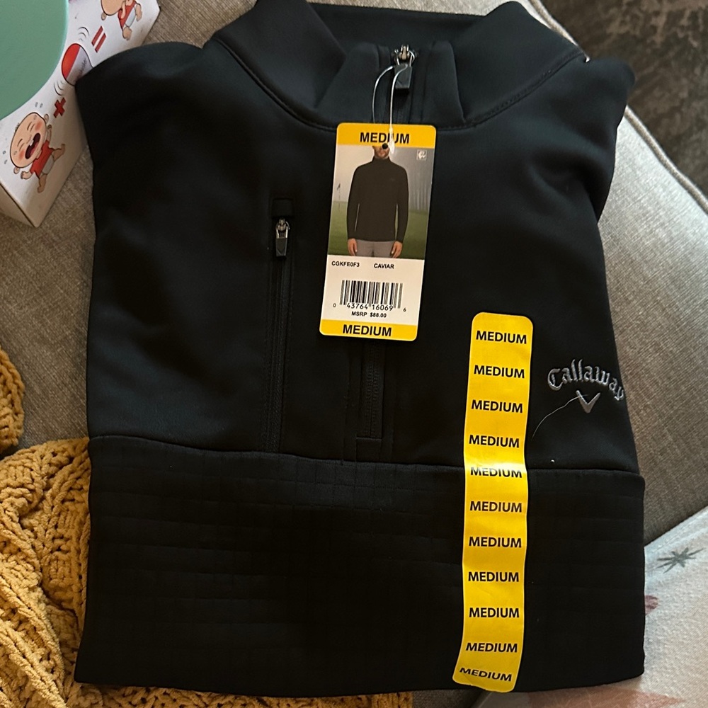 Callaway Black Quarter-Zip Pullover